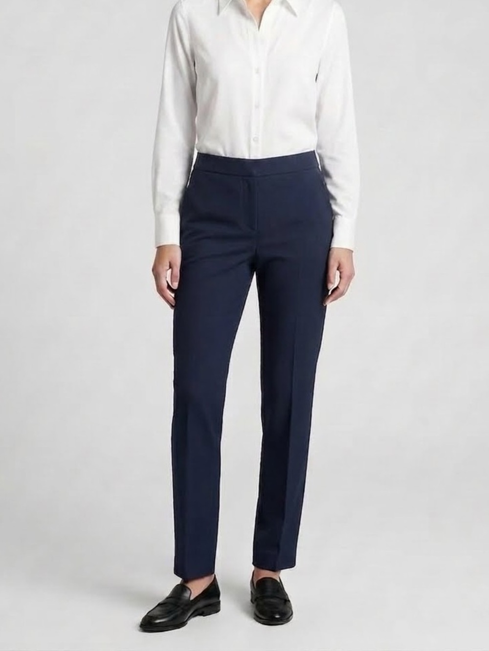 Covington Essentials | Navy Straight Leg Dress Pant Slacks Size 8